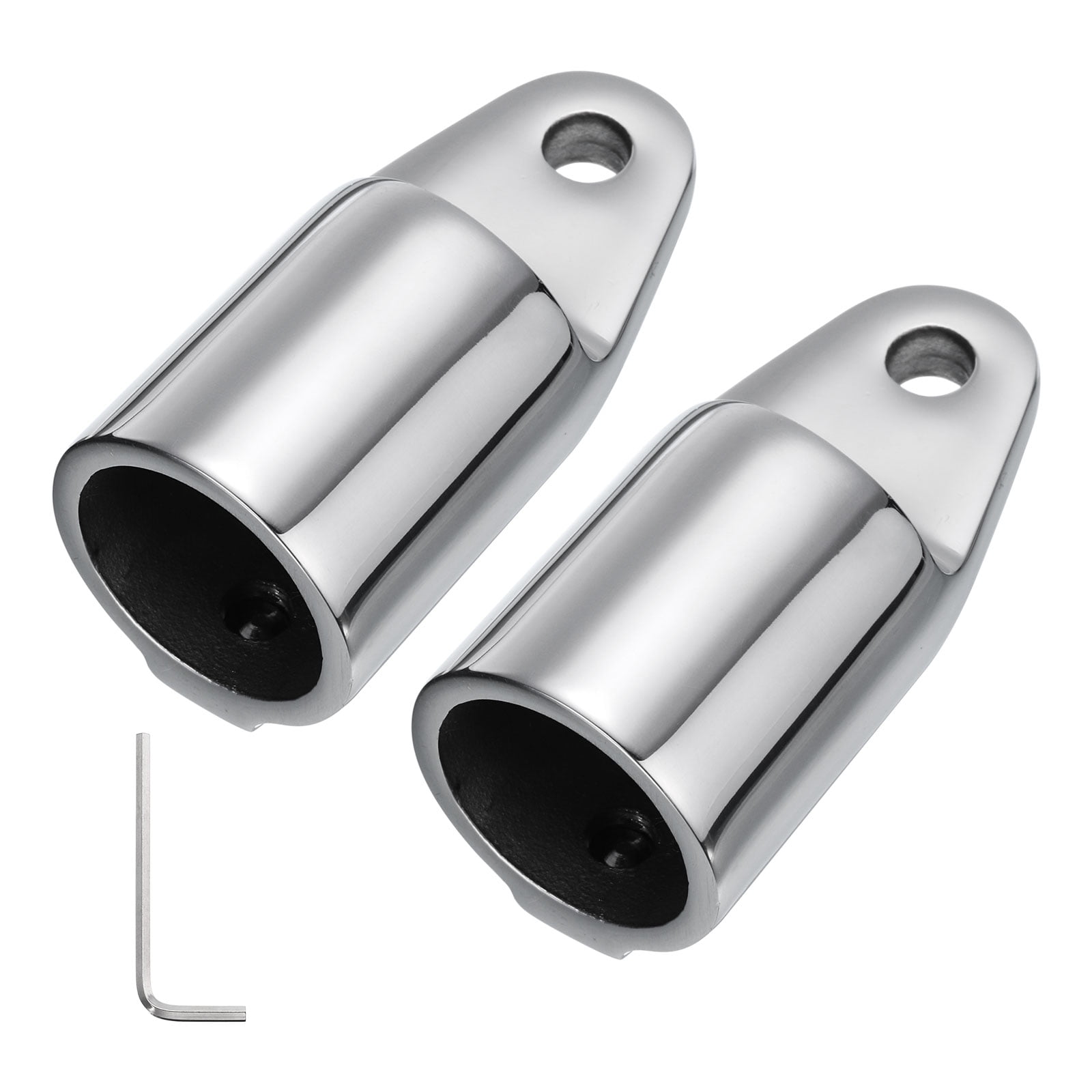 2pcs Bimini Top Jaw Slides with Boat Pin & Cam Clamp 7/8" Stainless