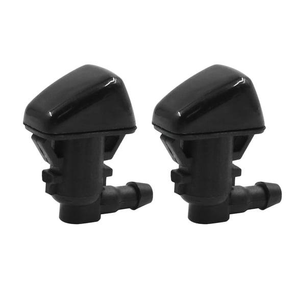 2pcs Black ABS Front Windshield Washer Water Cleaner Nozzles for Escape