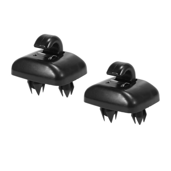 2pcs Black Car Plastic Sun Visor Hook Clip Bracket Retainer 8U0857562 for Audi RS4 2007-2008 for Audi S4 2004-2015