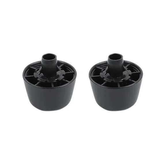 2pcs Black Car Rubber Bumper Bonnet Hood Lid Stop Buffer Tailgate Cushion Plug Auto Parts Fit For JEEP For WRANGLER JK JKU 2007-2018