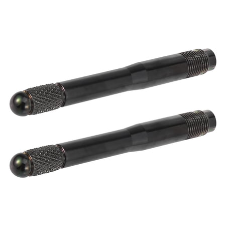 2pcs Black M14x1.25 Stainless Steel Car Wheel Alignment Pin Wheel Hanger Rim Guided Stud Tire Retainer