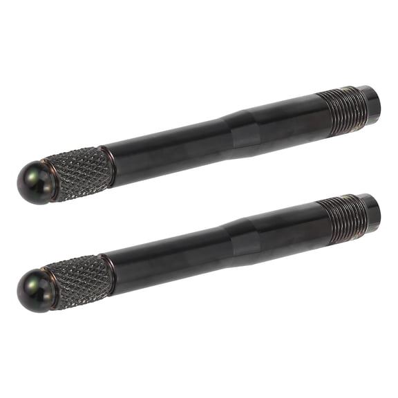 2pcs Black M14x1.25 Stainless Steel Car Wheel Alignment Pin Wheel Hanger Rim Guided Stud Tire Retainer