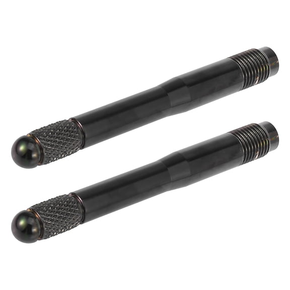 2pcs Black M14x1.5 Stainless Steel Car Wheel Alignment Pin Wheel Hanger Rim Guided Stud Tire Retainer