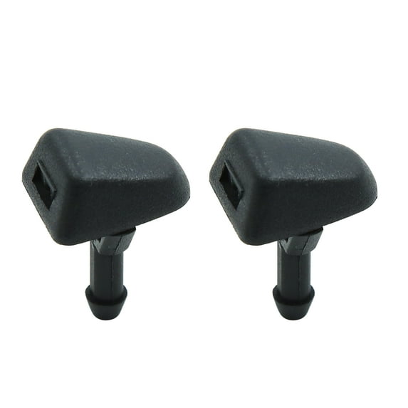 2pcs Black Plastic Front Windscreen Water Sprayer 30655605 for Volvo