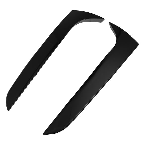 2pcs Black Rear Window Side Spoiler Wing Car Rear Window Spoiler Trim for Audi A4 B8 Allroad Avant 2009-2016