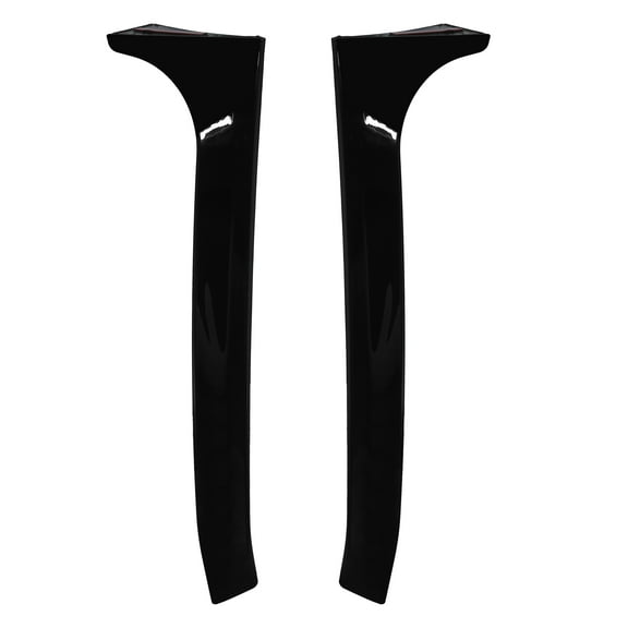 2pcs Black Rear Window Side Spoiler Wing Car Rear Window Spoiler Trim for Volkswagen Golf 6 MK6 GTI R GTD 2008-2013
