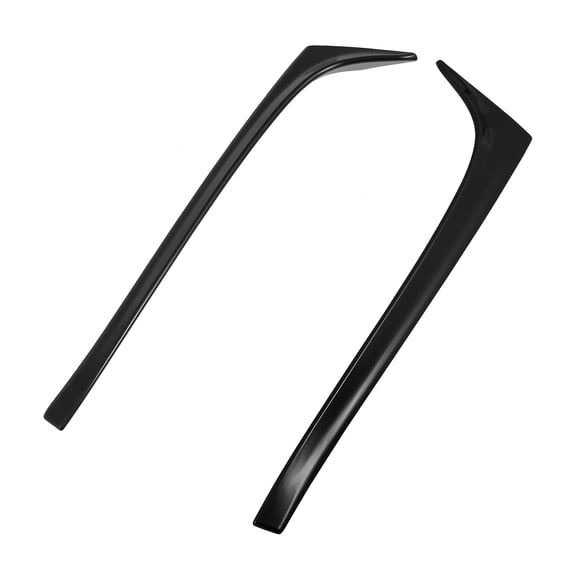 2pcs Black Rear Window Side Spoiler Wing Car Rear Window Spoiler Trim for Volkswagen Golf 7 MK7 GTD R 2014-2018