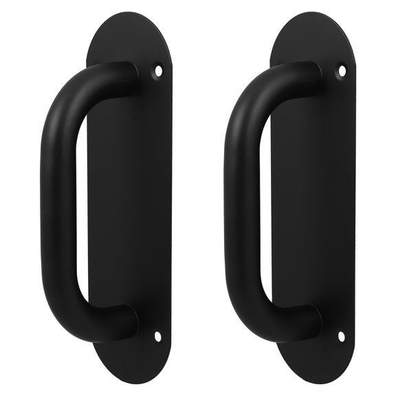 2pcs Stainless Steel Push Pull Barn Door Handles Portable Door Hardware Set