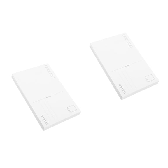 2pcs Blank White Postcards with 20 Self-Mailer Sides, Ideal for Mailing, Art Projects, Writing, Sending, and Decorating