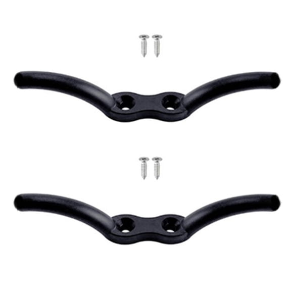 2pcs Boat Dock Cleats Flagpole Cleat Hook For Flag Rope Flagpole Cleat Rope
