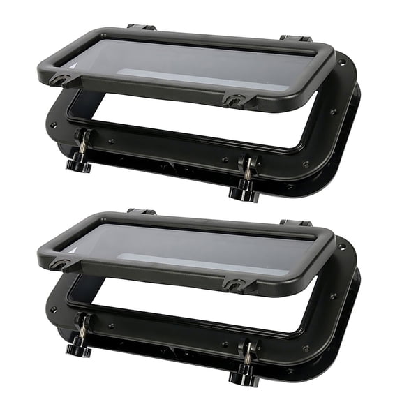 2pcs Boat Window Boat Porthole Window Marine Ship Porthole Hatch Deck Cabin Window Hardware For RV Yacht Camper Boat Body Part