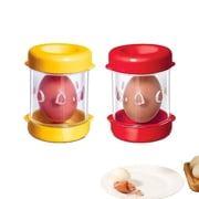 2pcs Boiled Egg Peeler Manually Boiled Egg Peeler, Egg Cracking Tool, Kitchen Gadgets Tools Egg Peeler