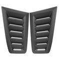 thumbnail image 1 of 2pcs Bonnet Air Vents Engine Hood Vent Car Refitting Fit for Ford Focus RS MK2 Matte Black, 1 of 8