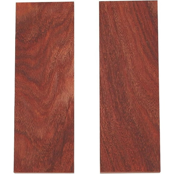 2pcs Bookmatched Wood Knife Scales Tool Knife Handle Natural Material Tool Slabs Handles Grips Knives DIY Crafts Material Tool Timber Handle for Blank Blades 4.8x1.65x0.41inch for DIY