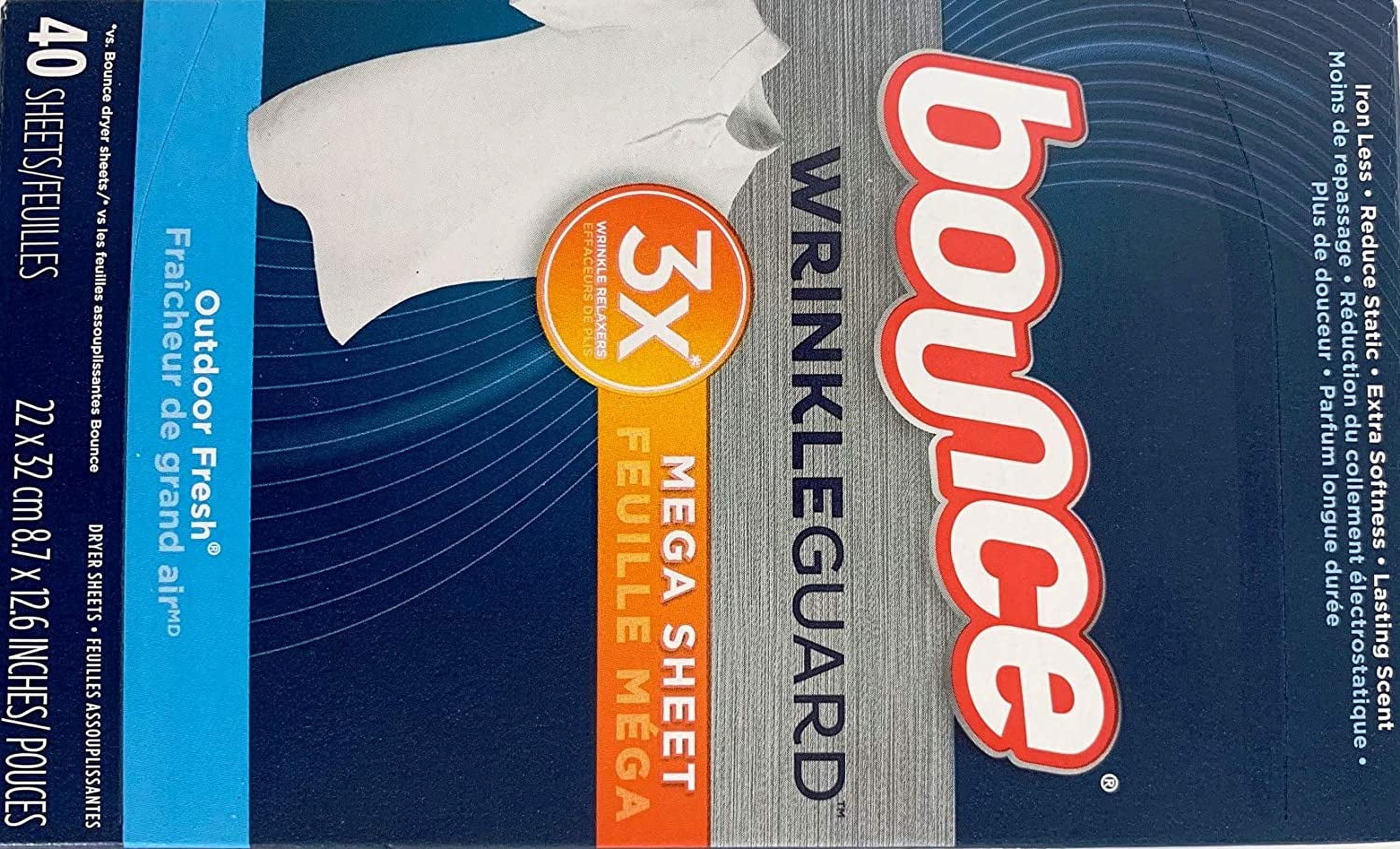 2pcs Bounce Wrinkle Guard Sheet Outdoor 40 per Box