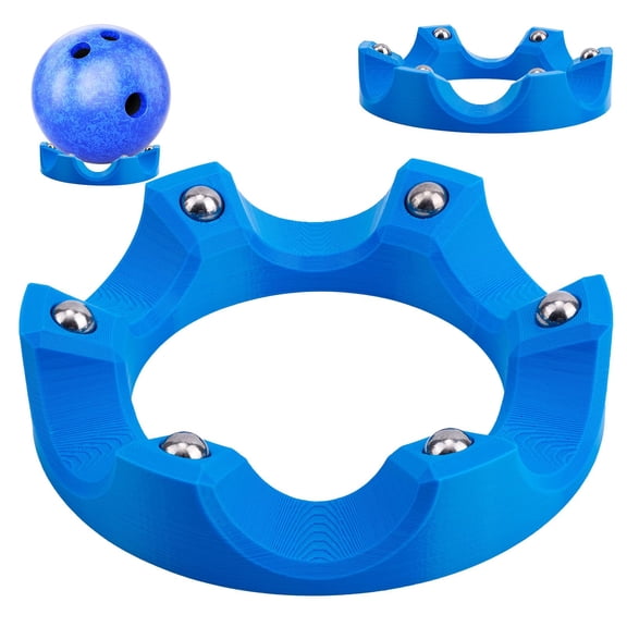 2pcs Bowlin g Ball Holder, 360 Smooth Rotating Bowling Ball Cup Turntable Sports Accessory Display Stand Storage Rack for Polishing & Optimal Performance