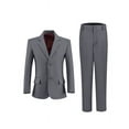thumbnail image 1 of 2pcs Boys Formal Gentleman Outfits Long Sleeve Boys Clothing Set For Competition Wedding Banquet Dress, 1 of 5