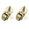 thumbnail image 1 of 2pcs Brass Furniture Casters 360 Degree Rotation Quiet Floor Defense Rollers, 1 of 6