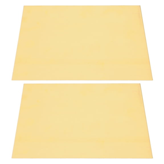 2pcs Brass Plates Diy Brass Sheet Plates Brass Sheets For Crafting Brass Plate For Diy Jewelry Electrical Repairs Industrial Use