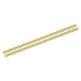 thumbnail image 1 of Uxcell 2Pcs Brass Rods 0.24 x 5.91" Brass Solid Round Stock Lathe Bar for Knife Handles Pin DIY Craft Model Plane, 1 of 6