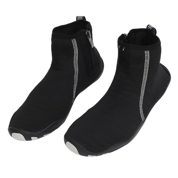 2pcs Breathable Water Shoes Anti Cut High Top Quick Dry Rubber Beach Shoes for Seashore Sports (42)