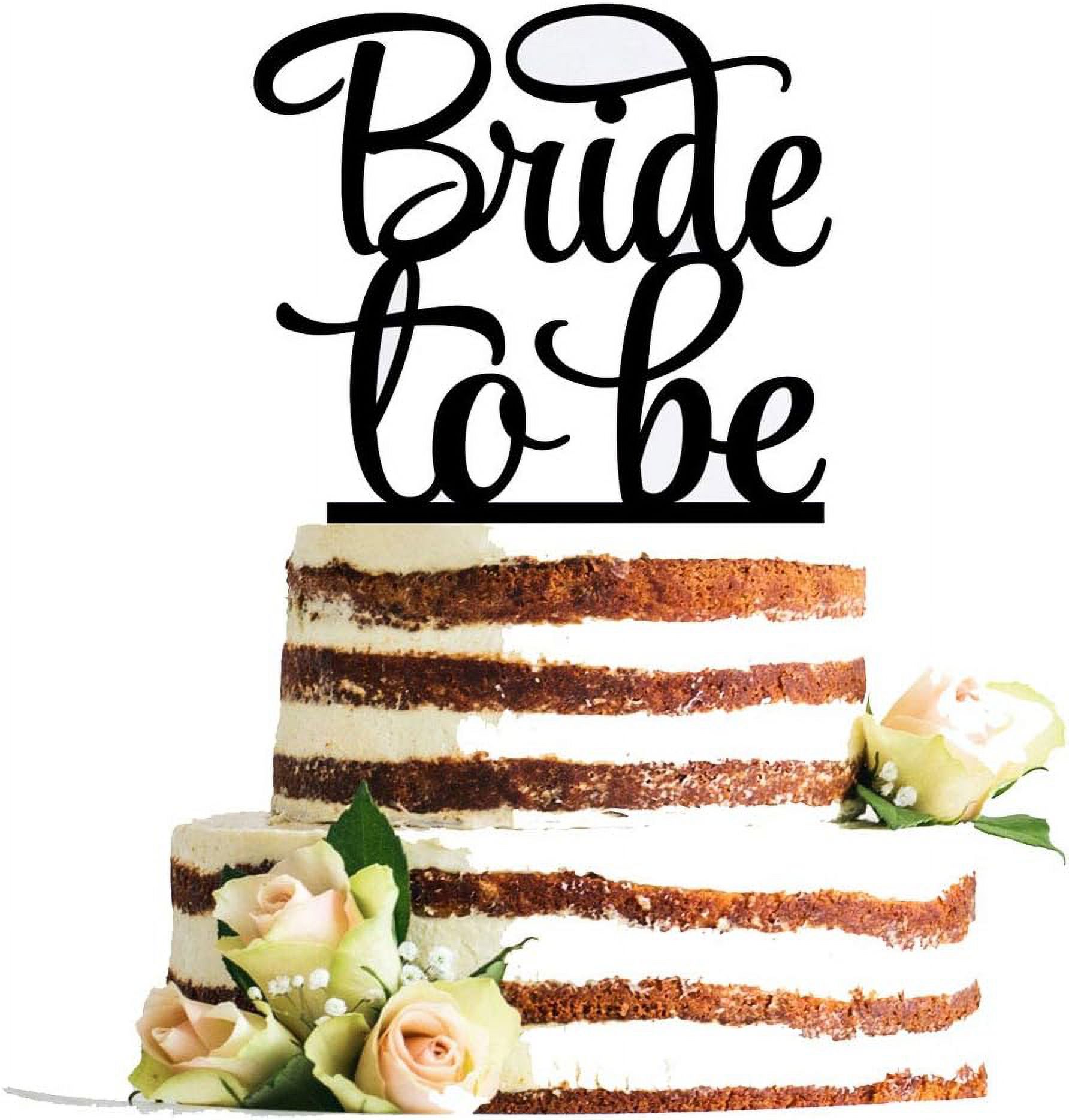 2pcs Bride to Be Cake Topper, Bridal Shower, Engagement Party