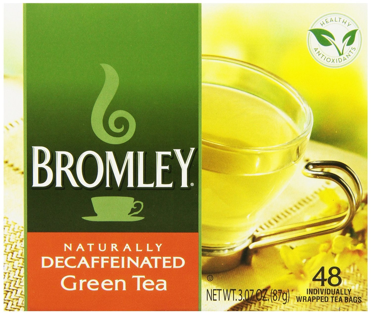 2pcs Bromley Decaffeinated Green Tea ct