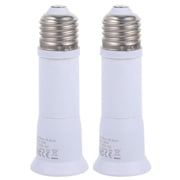 2pcs Bulb Socket Extender Telescopic Light Bulb Extension Socket E27 Socket