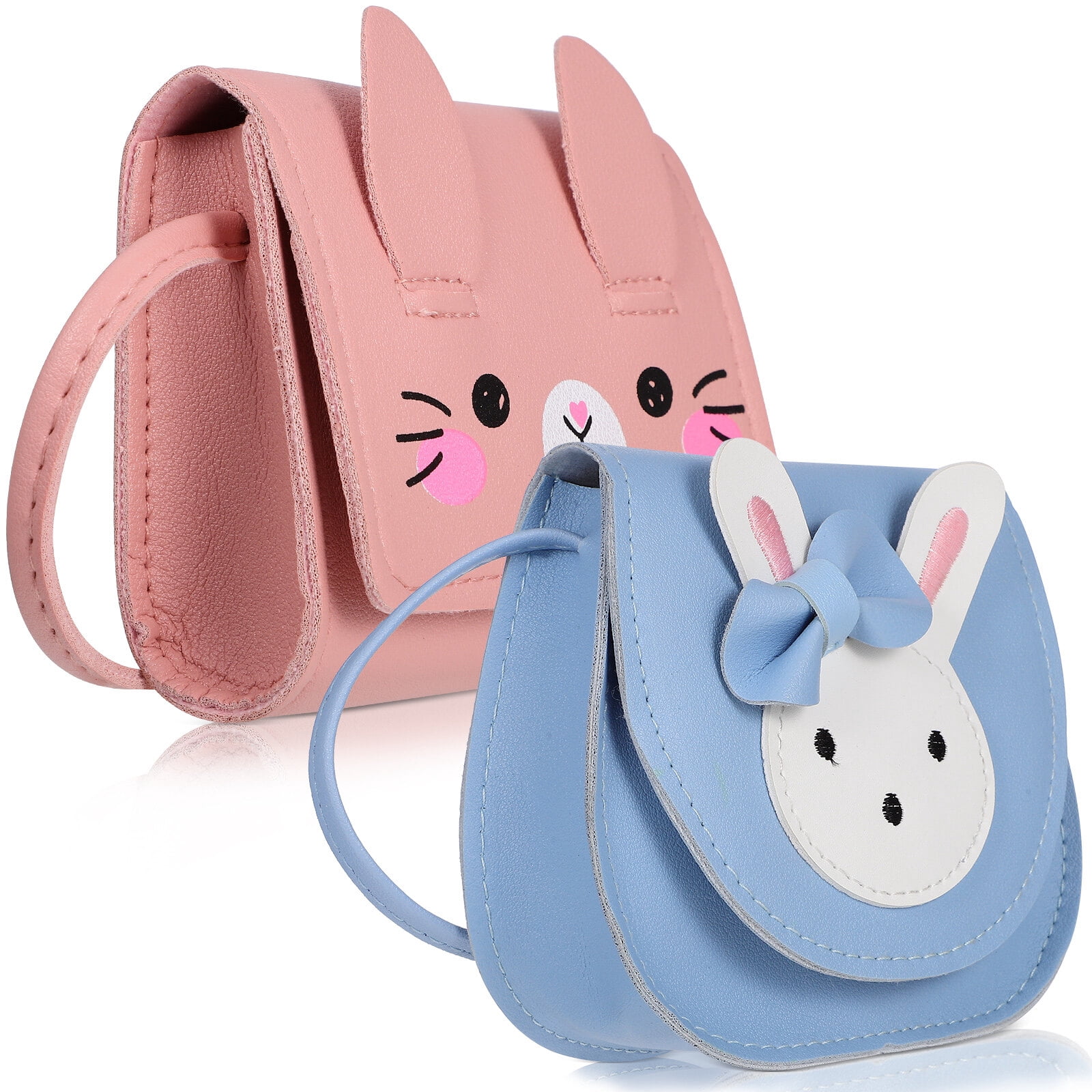 2pcs Bunny Bag Girls Crossbody Purse Bunny Shoulder Bag Little Girls