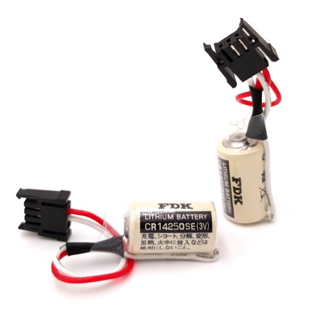 2pcs CR14250SE Battery for FDK CR14250SE 3V 1800mAh 1747-BA PLC SLC500 Battery.