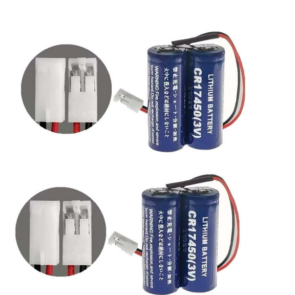 2pcs CR17450-2 Battery Pack For Mazak CR17450-2WK27 D80UB016170 2CR17450 3V battery