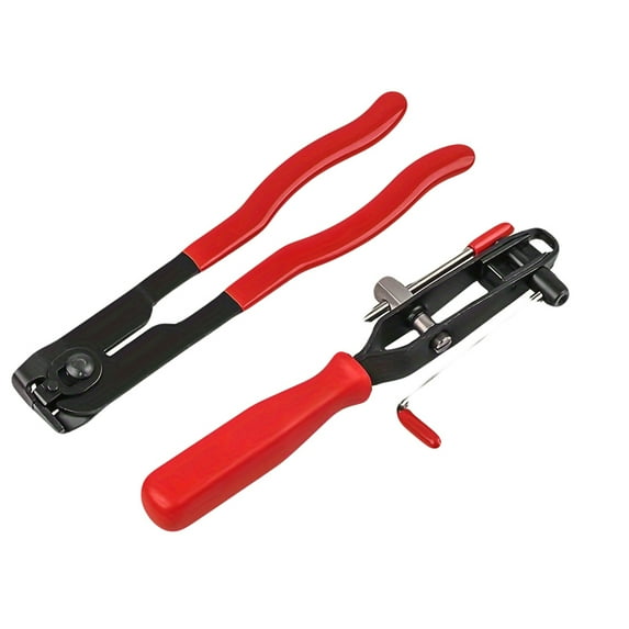 2pcs CV Joint Boot Clamp Pliers Set, Automotive CV Boot Clamp Tool Set, Hose Clamp Pliers and Ear Clamp Pliers Kit for Most Vehicles