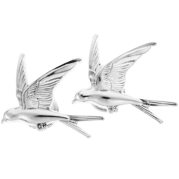 MERRYHAPY 2pcs Bird Shaped Metal Cabinet Handles Furniture Drawer Pulls Decorative Hardware