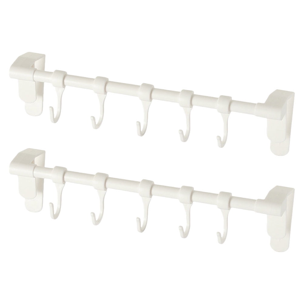 2pcs Towel Rack Over Cupboard Towel Hook Rack Kitchen Towel Rack Door Towel