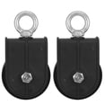 thumbnail image 1 of 2pcs Cable Pulley Swivel Pulley Wire Rope Crane Pulley Block 70mm Lift Load Bearing Pulley, 1 of 7