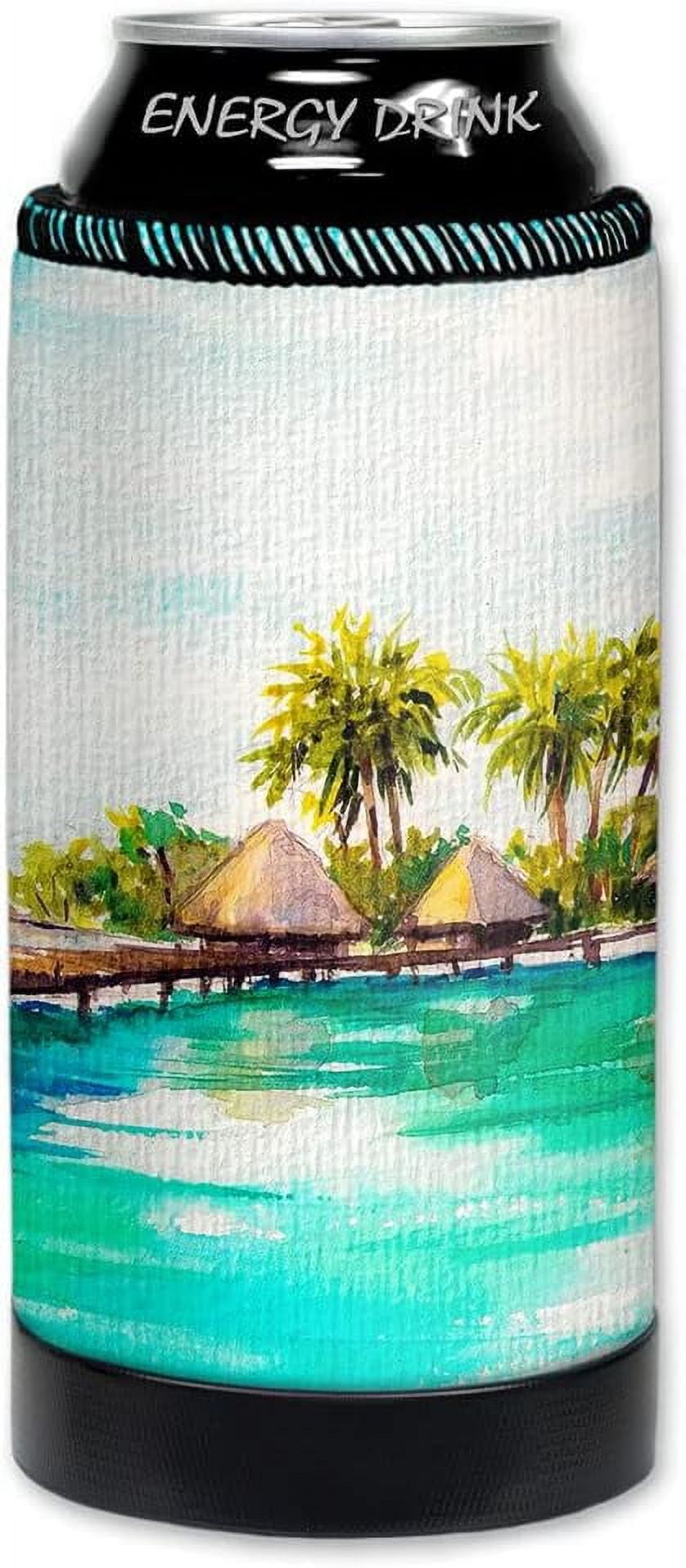 2pcs Can Cooler (Made in USA) Premium Neoprene Wetsuit Material