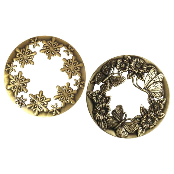 2pcs Candle Topper Lid Candle Cover Shade Sleeves for Jar Candles Decoration