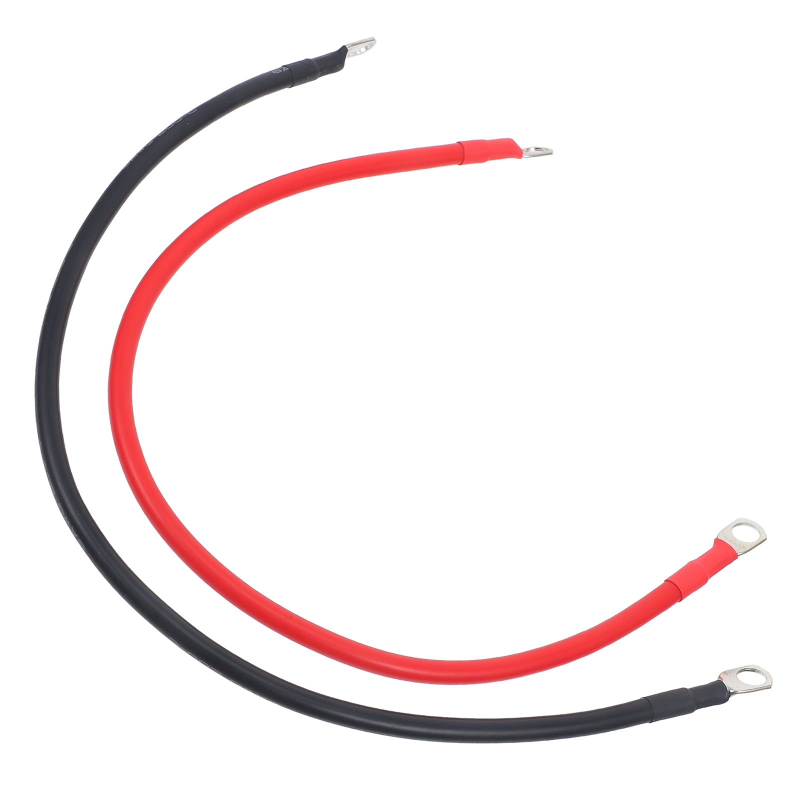 2pcs Car Battery Cables Battery Terminal Lead Connection Cable Battery Inverter Cable for Car Truck