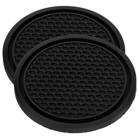 FONDOTIN Car Mounted Water Cup Mat Coaster Non Slip 2Pack Back to School