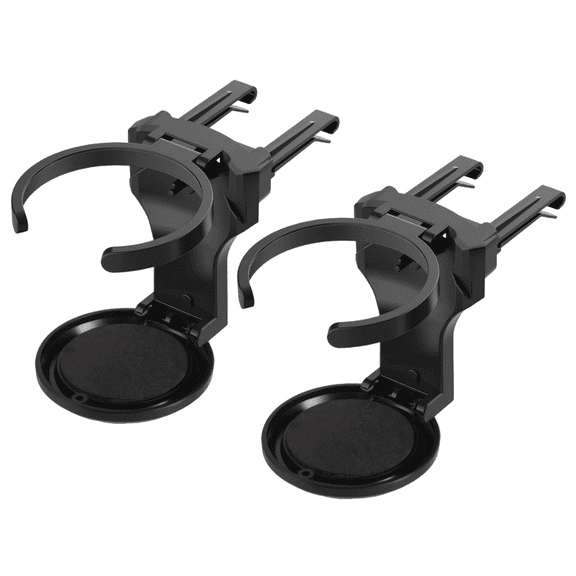 2pcs Car Cup Holder Fit Most Size Mugs Water Bottle Drink 60-80MM Adjustable Folding Wall Car Desk Cup Holder for Trucks, RVs, Vans, Boats, Campers, Caravans