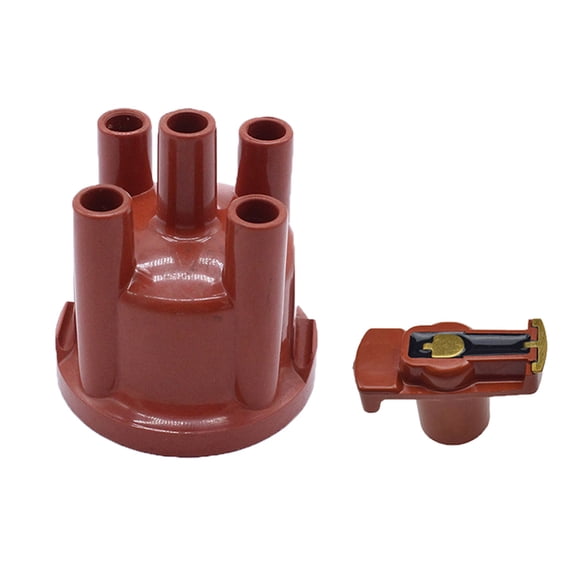 2pcs-Car Distributor Cap with Rotor, Replacement for VW Mk2, Golf 1.8, GTI 8V, Eur PB Accommodations, Engine 1988, 1989, 1990, 1991, 1992, 030905225C