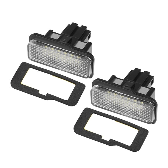 2pcs Car Exterior LED License Number Plate Light for Mercedes-Benz SLK 350 2005-2011 No.2038200256