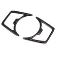 thumbnail image 1 of 2pcs Car Front Headlight Lamp Switch Trim Cover Decoration for Ford for Mustang 2015-2020 Black, 1 of 7