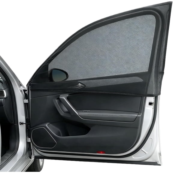 2pcs Car Front Window Screen Mesh, Suitable for Camping, Travel, UV-Protection, Breathable Mesh Car Window Sunshade for SUV Cars
