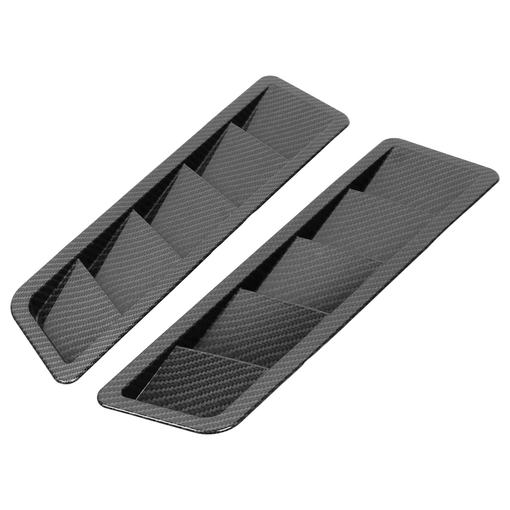 2pcs Car Hood Scoop Air Vent Blinds Decorative Cover Universal