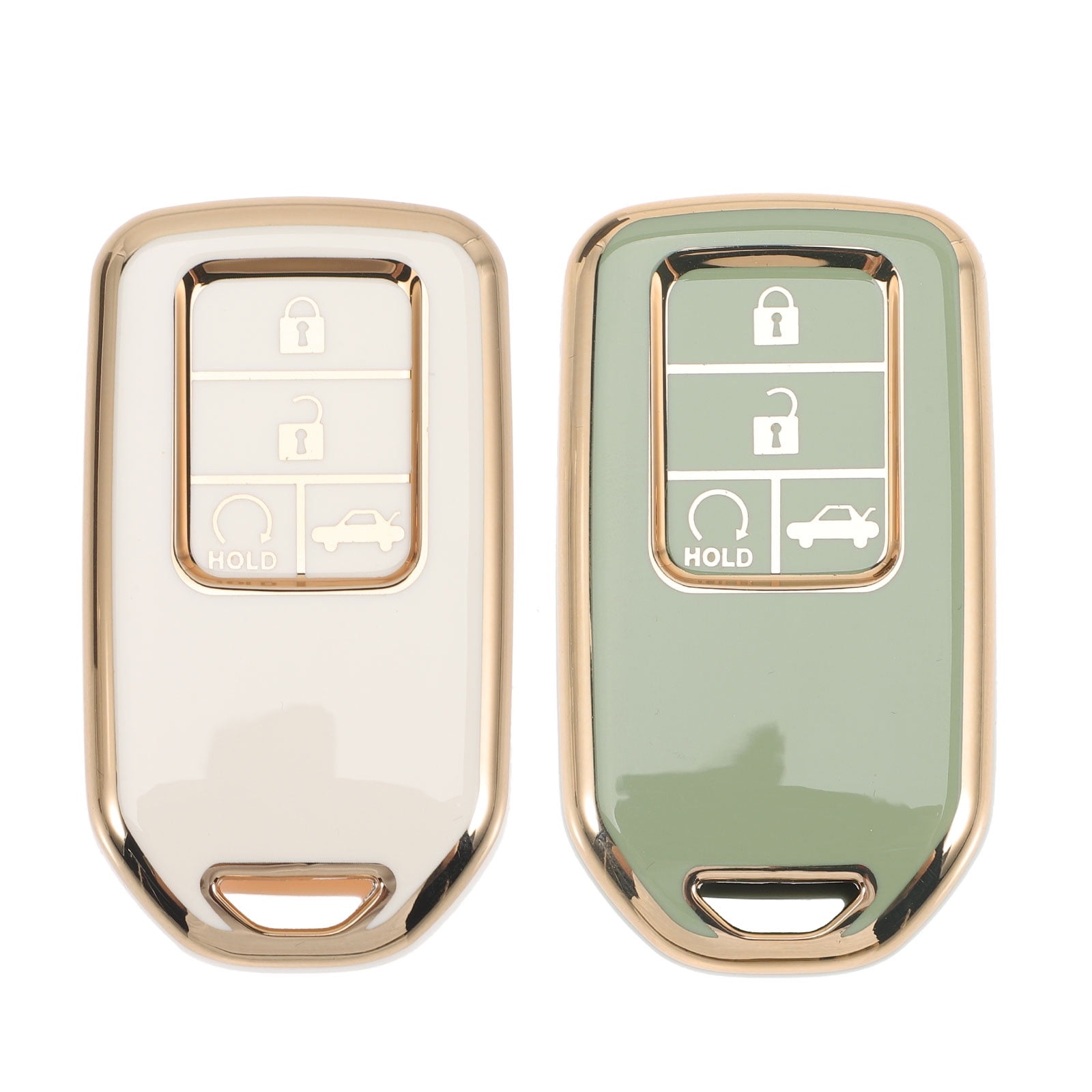 2pcs Car Key Cover Wireless Key Fob Cover Replacement Car Key Holder