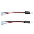 thumbnail image 1 of 2pcs Car LED Headlight Turn Signal Light Retrofit H1 H3 Pigtail Socket Wire Wiring Harness Adapter Connector, 1 of 6