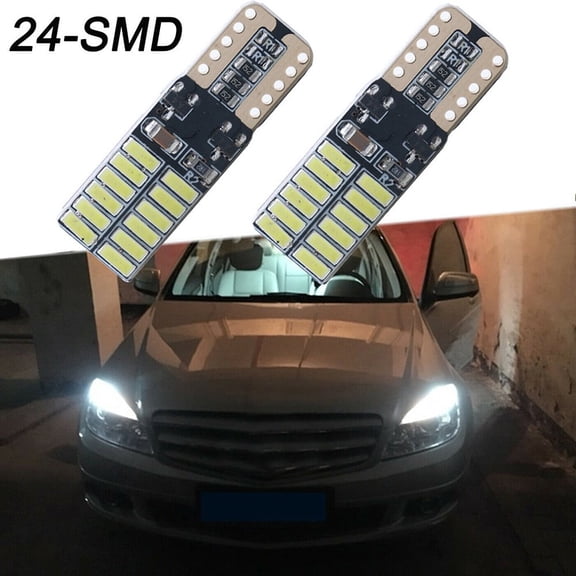 2pcs Car LED Lights Bulb T10 6000K White Lighting Error Free Canbus For Mercedes W204 5W DC12-24V Accessories Car Light Bulbs