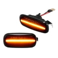 thumbnail image 1 of 2pcs Car Markers Accessories Sequential Side Marker Lights Turn Signal Light Assembly for Audi A6 2000-2011, 1 of 6