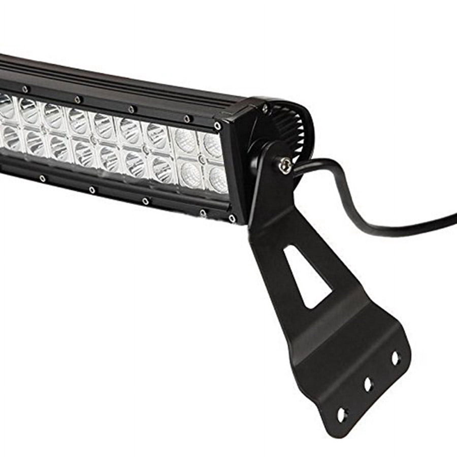 2pcs Car Off-road Roof LED Light Strip Bracket For Upper Bar Mounting Holder Kit